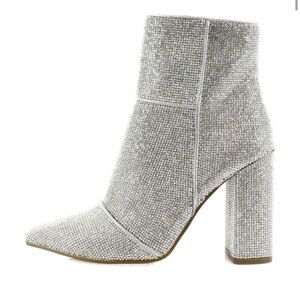 Steve Madden Rhinestone Booties Size 5